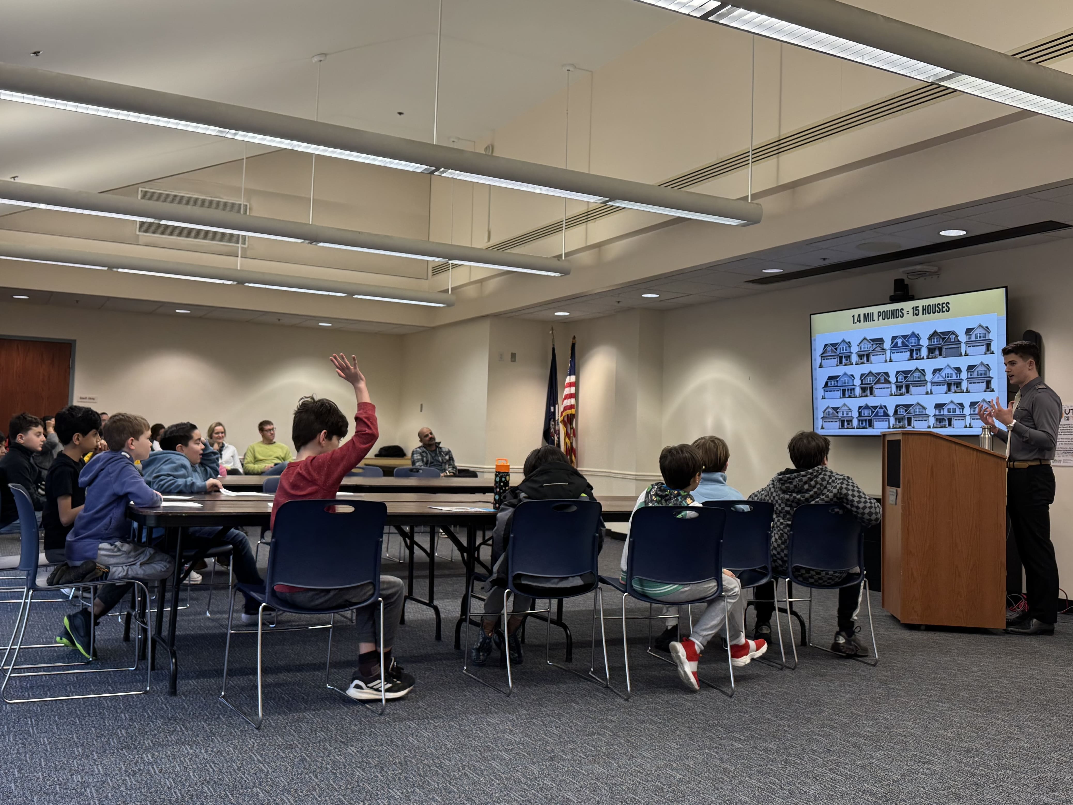Children in classroom